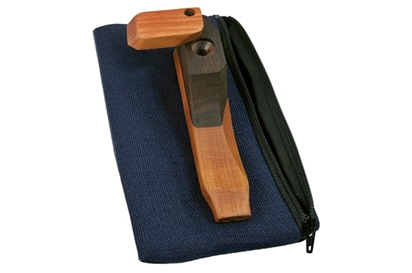 Jack Herer Double Barrel Vortex Effect Wood Pipe