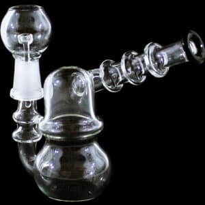 5" 10mm Oil Dome Mini Rig Color Rim Bubbler