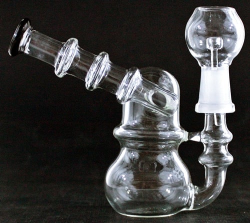 5" 10mm Oil Dome Mini Rig Color Rim Bubbler - Image 4