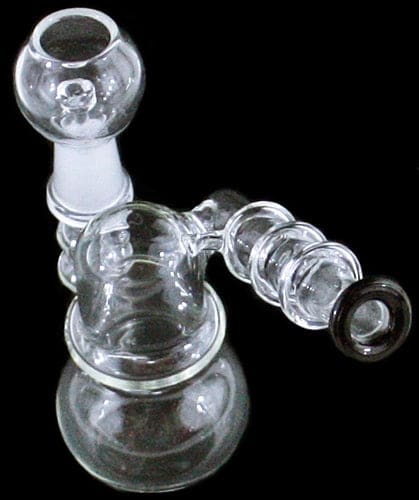 5" 10mm Oil Dome Mini Rig Color Rim Bubbler - Image 3