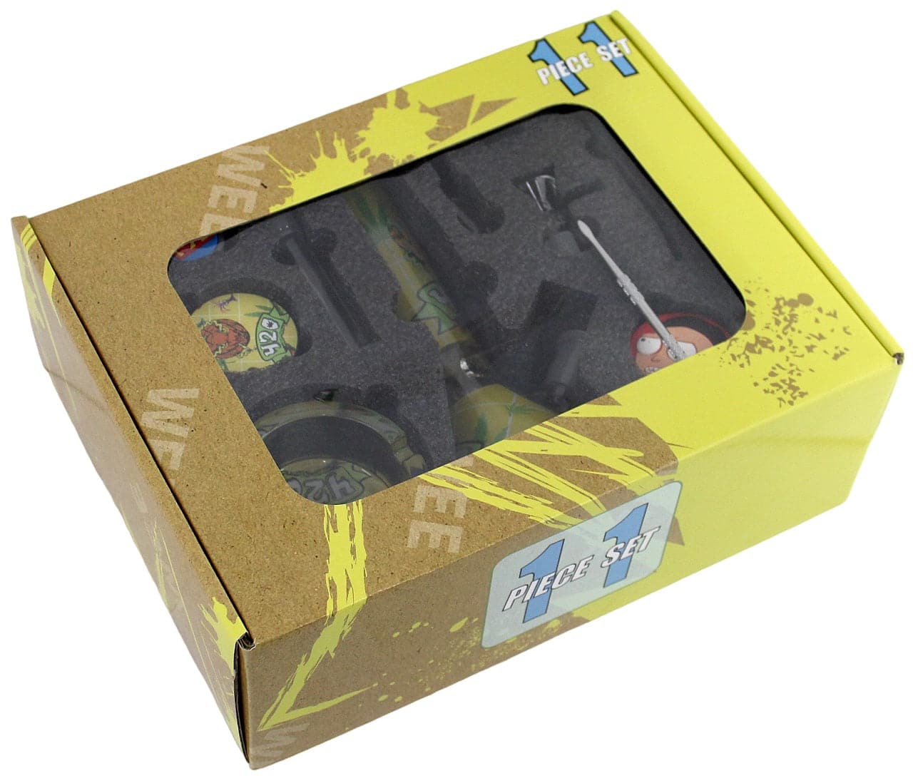 BUY 2 GET 1 FREE Beaker Water Pipe 11pc Gift Set - Image 4