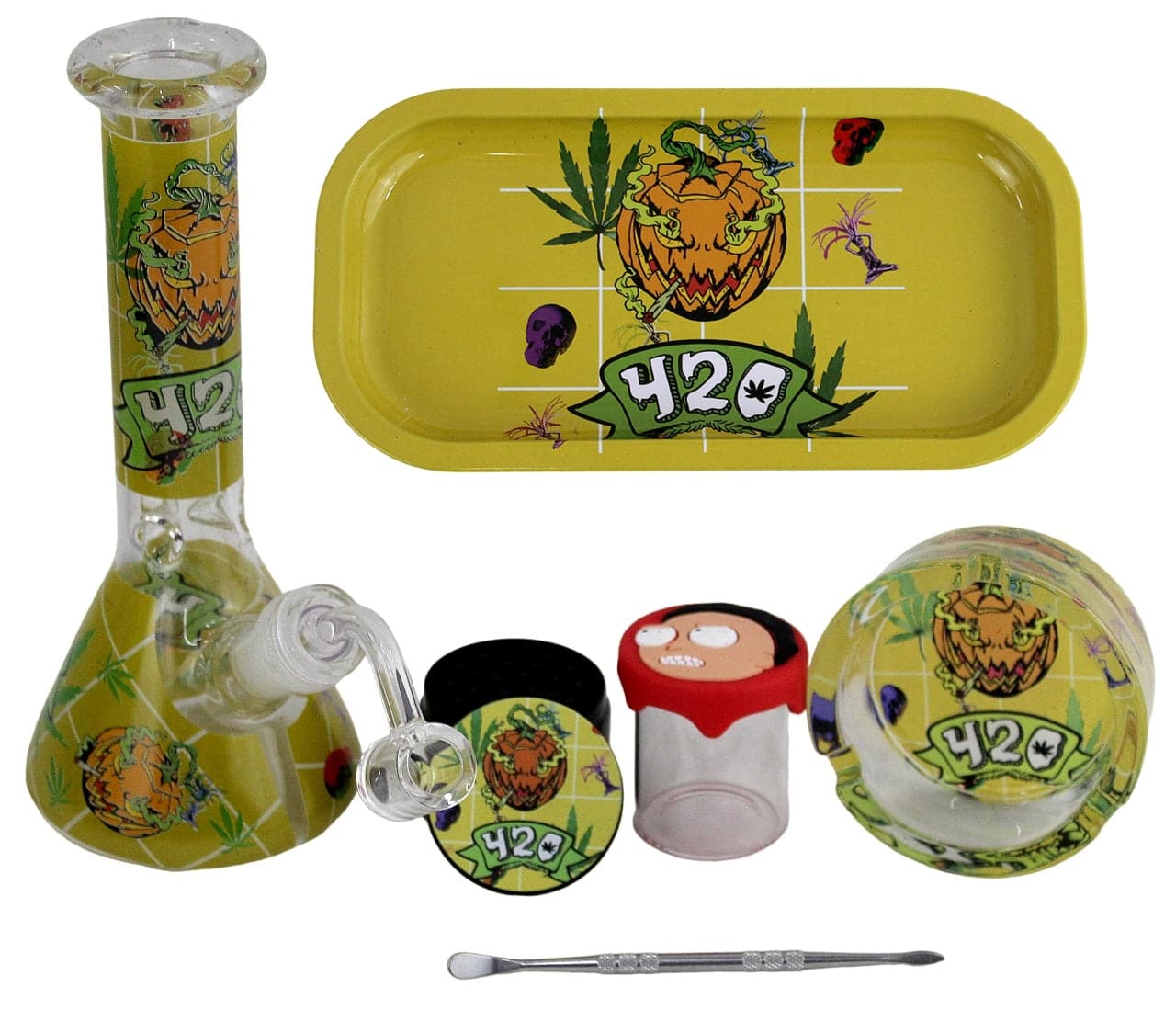 BUY 2 GET 1 FREE Beaker Water Pipe 11pc Gift Set - Image 5