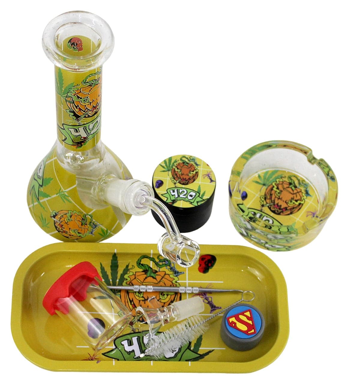 BUY 2 GET 1 FREE Beaker Water Pipe 11pc Gift Set - Image 3