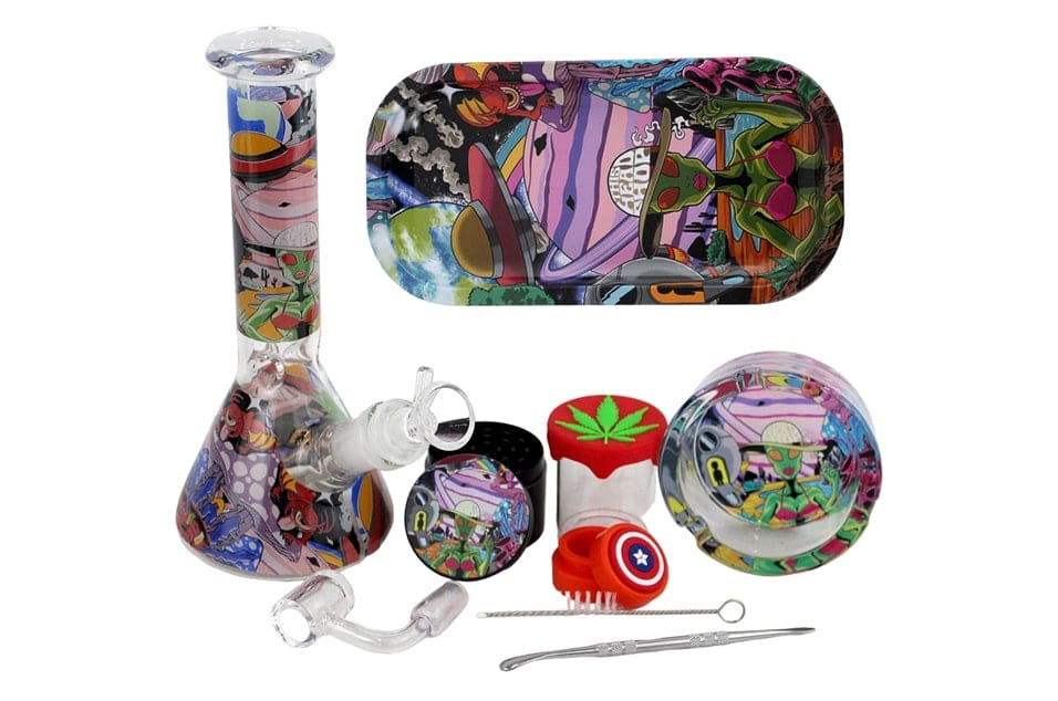 BUY 2 GET 1 FREE Beaker Water Pipe 11pc Gift Set