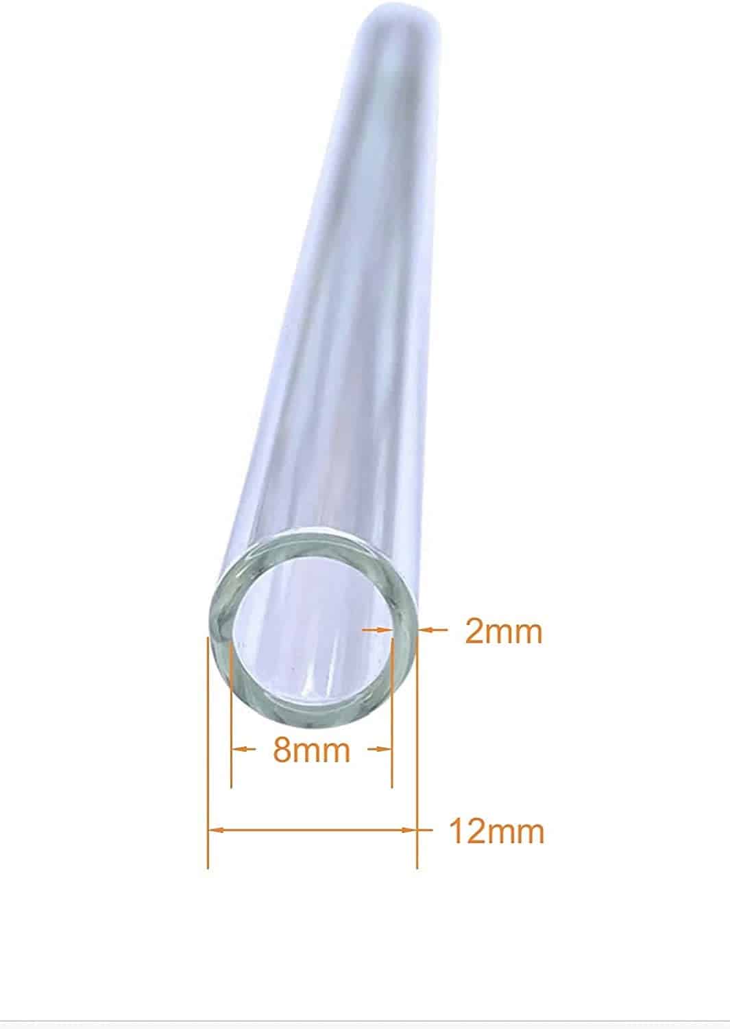 10ct 12" Pyrex Glass Tube