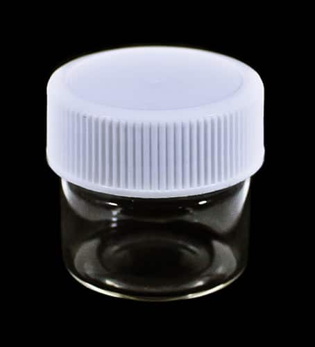 Glass Jar With Plastic Screw Cap - 5ml 144ct
