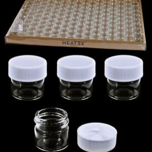 Glass Jar With Plastic Screw Cap - 5ml 144ct