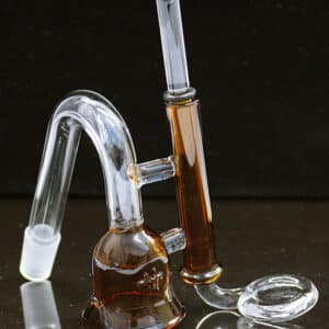 14mm Amber Glass Skillet