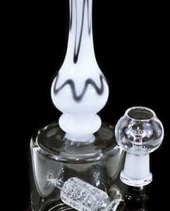 9.5" 14mm Cage Perk Swirl Art Water Pipe