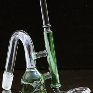 14mm Green Glass Skillet
