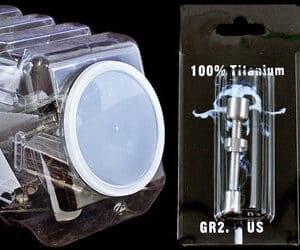 25ct 14mm Titanium Nail With Display Jar