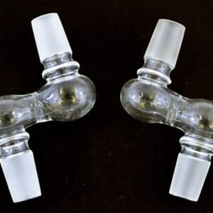 2ct 4" 19-19 Clear Side Male Converter