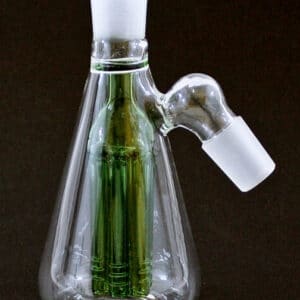 5" 19-19 Green Tear Drop 6 Arm Diffuser Ashcatcher