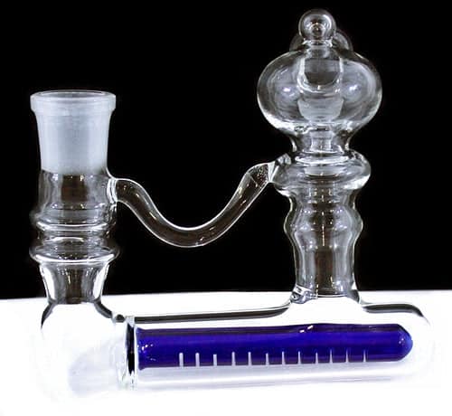 2ct 5" 19-19 Blue Martian Inline Ashcatcher