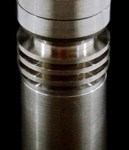 19mm Domeless Titanium Nail With Holes On Top Female