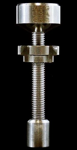 25ct 19mm Titanium Nail With Display Jar