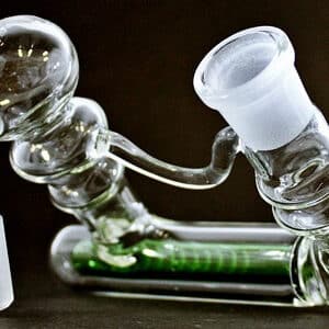 2ct 5" 19-19 Green Martian Inline Ashcatcher