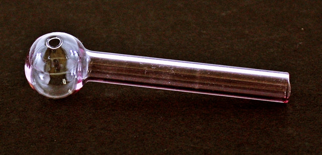 40ct 4" 12mm Pink Glass Oil Burner