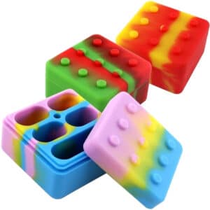 4ct 26ml 5-Chamber Silicone Stack Jar