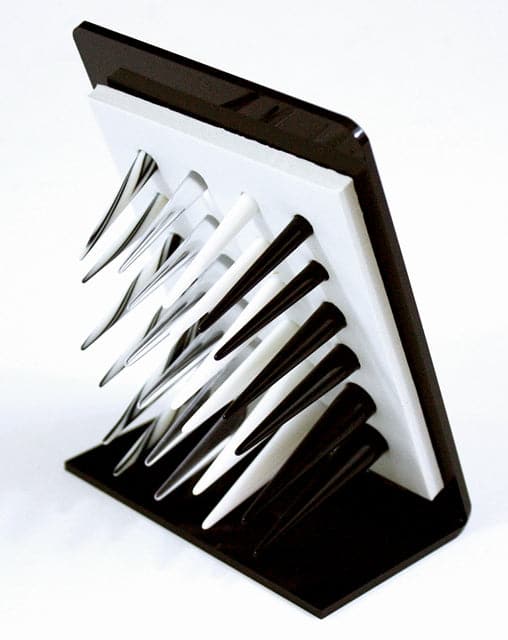 24ct XO 2G 0G 00G Spike Earring