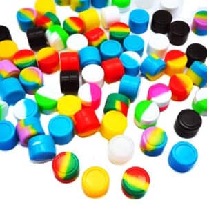 50ct 2ml Silicone Jar Mini Container Assortment