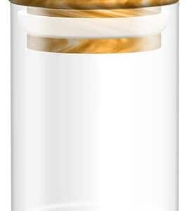 10ct Glass Jar With Wood Lid - 2oz