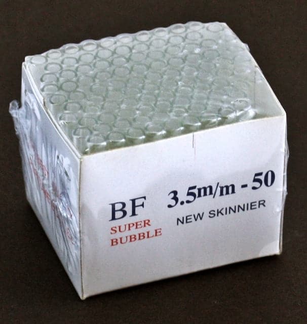 100ct 3.5 x 50 Mini Glass Vial