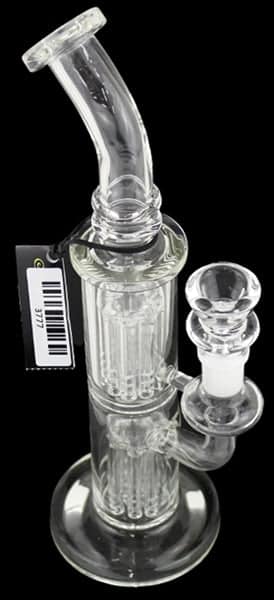 10" Double Chamber Dual Tree Perk Water Pipe