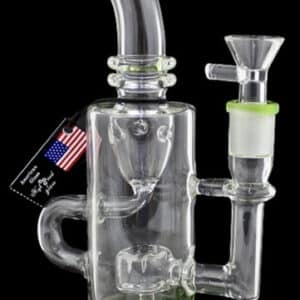 9" Color Rim Inside Loop Recycler Water Pipe