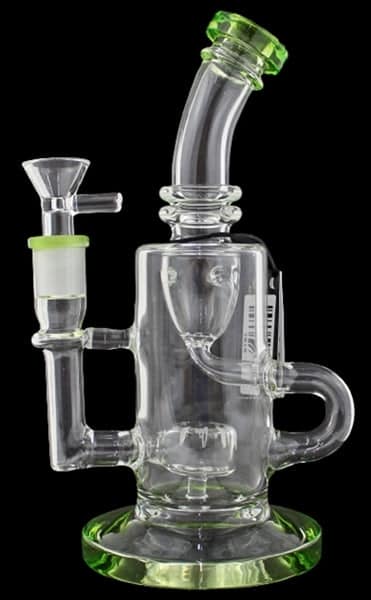 9" Color Rim Inside Loop Recycler Water Pipe