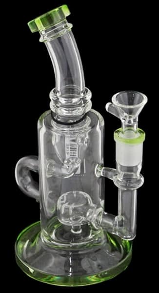 9" Color Rim Inside Loop Recycler Water Pipe - Image 4