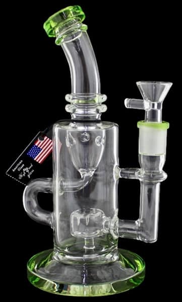 9" Color Rim Inside Loop Recycler Water Pipe - Image 5