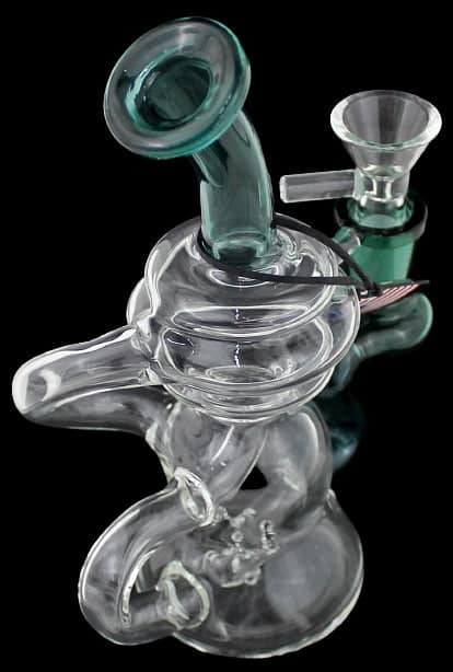 6" Dual Tube Chamber Inline Recycler Water Pipe