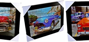 3D Lenticular Picture Frame Hot Rod Triple Image 321