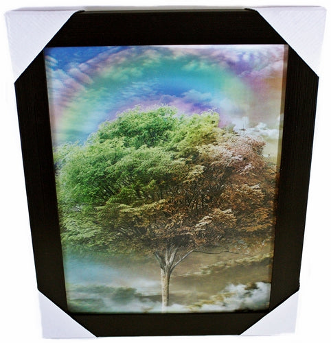 3D Lenticular Picture Frame Four Season Tree Triple Image 327 - Image 4