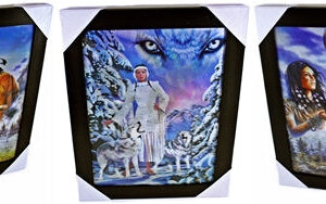 3D Lenticular Picture Frame Indian Maiden Triple Image 341