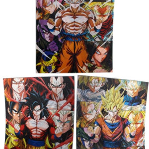 3ct Lenticular 3D Image Holographic Poster - Dragon Ball Z - Transformations