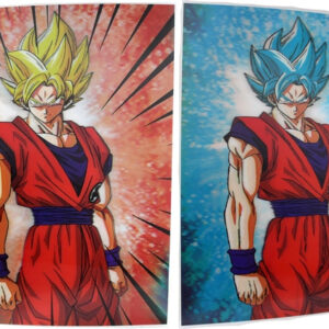 3ct Lenticular 3D Image Holographic Poster - Dragon Ball Z - SuperSaiyan