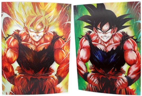 3ct Lenticular 3D Image Holographic Poster - Dragon Ball Z - Goku - Transformed At Last - Image 4