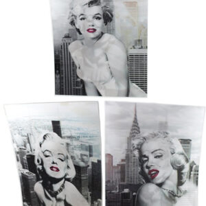 3ct Lenticular 3D Image Holographic Poster - Marilyn Monroe