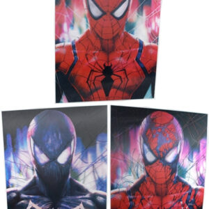 3ct Lenticular 3D Image Holographic Poster - Spider-Man