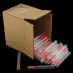 Glass Tube Love Roses 100pk - 4" Thick