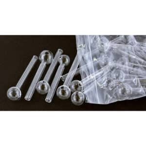 500ct 4" Thin Clear Glass Oil Burner