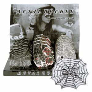 12ct Skull, Spider, Gambling Buckle Mix