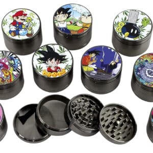 5ct UV Print Premium Zinc Grinder - 40mm