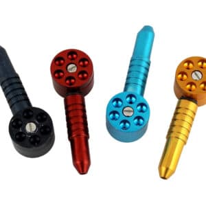5ct 4.5" Rotating 6 Shooter Taster Metal Pipe
