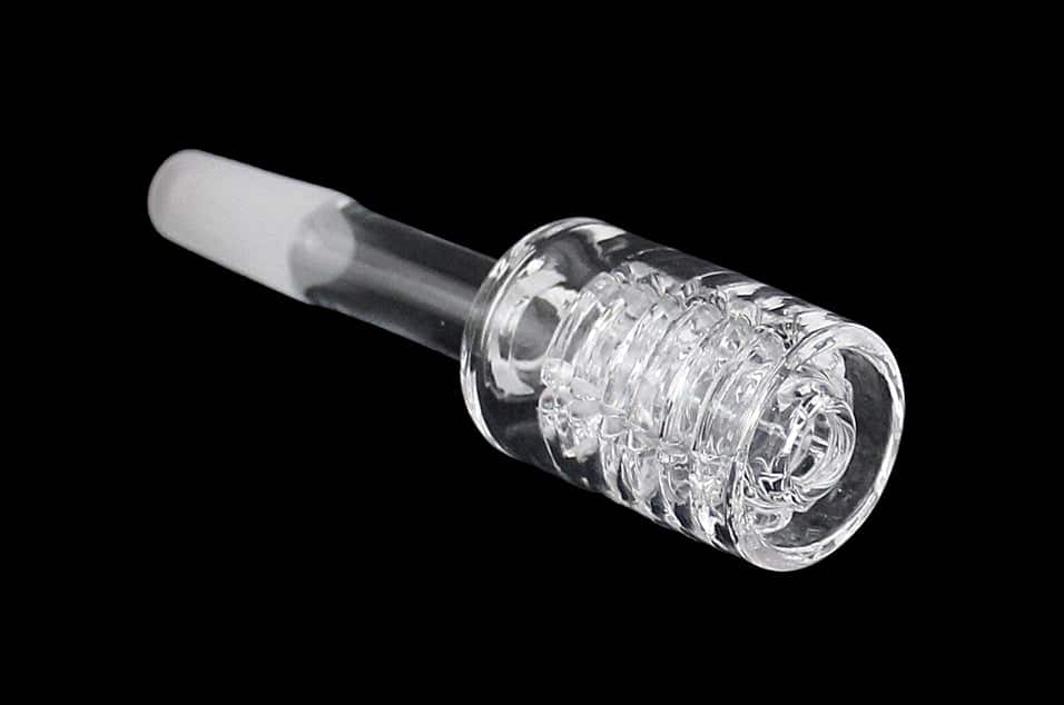 6-Stack Diamond Knot Quartz Banger - 10m