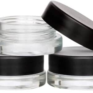 Glass Concentrate Jars - Clear - 7ml 90ct