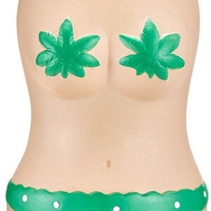Bikini Stash Jar - Green Bikini