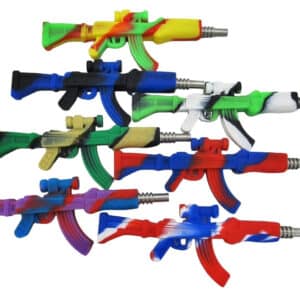 10ct 6" Silicone AK47 Nectar Collector Assortment
